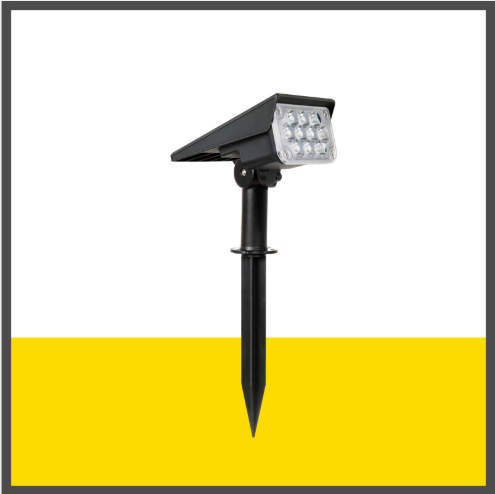 Solar-Powered Garden Spotlight - Adjustable Waterproof