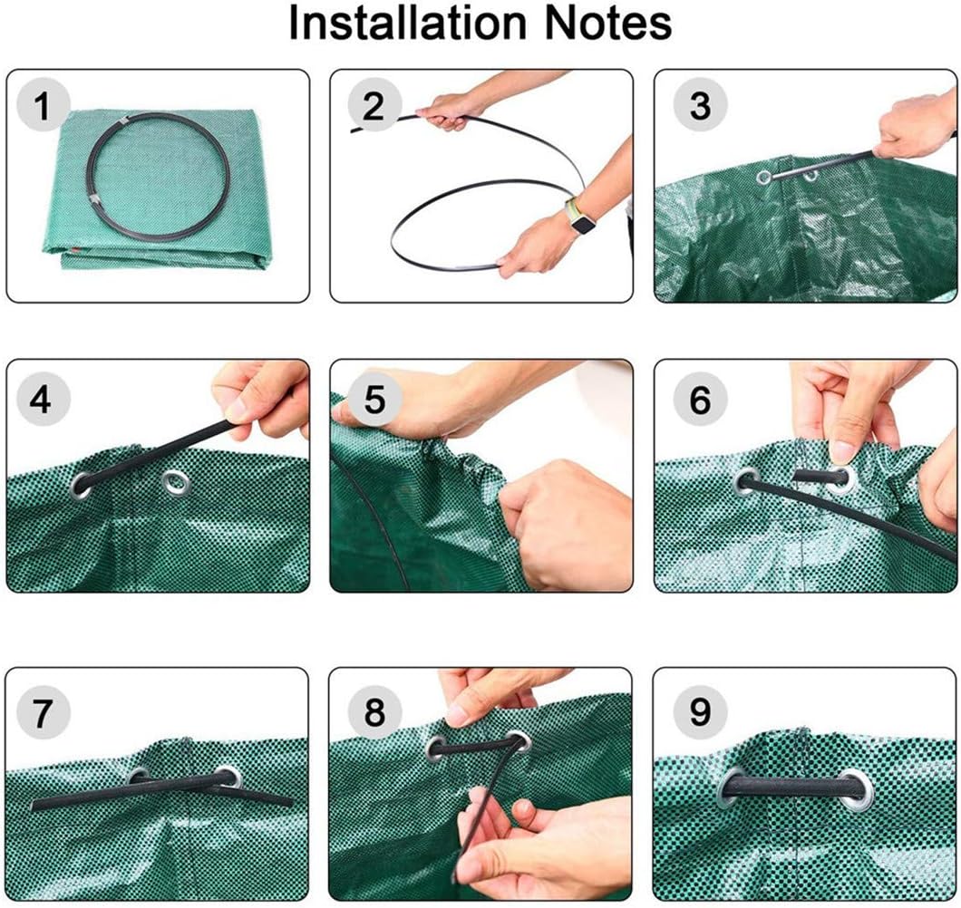 Reusable Garden Yard Waste Bag - Heavy-Duty