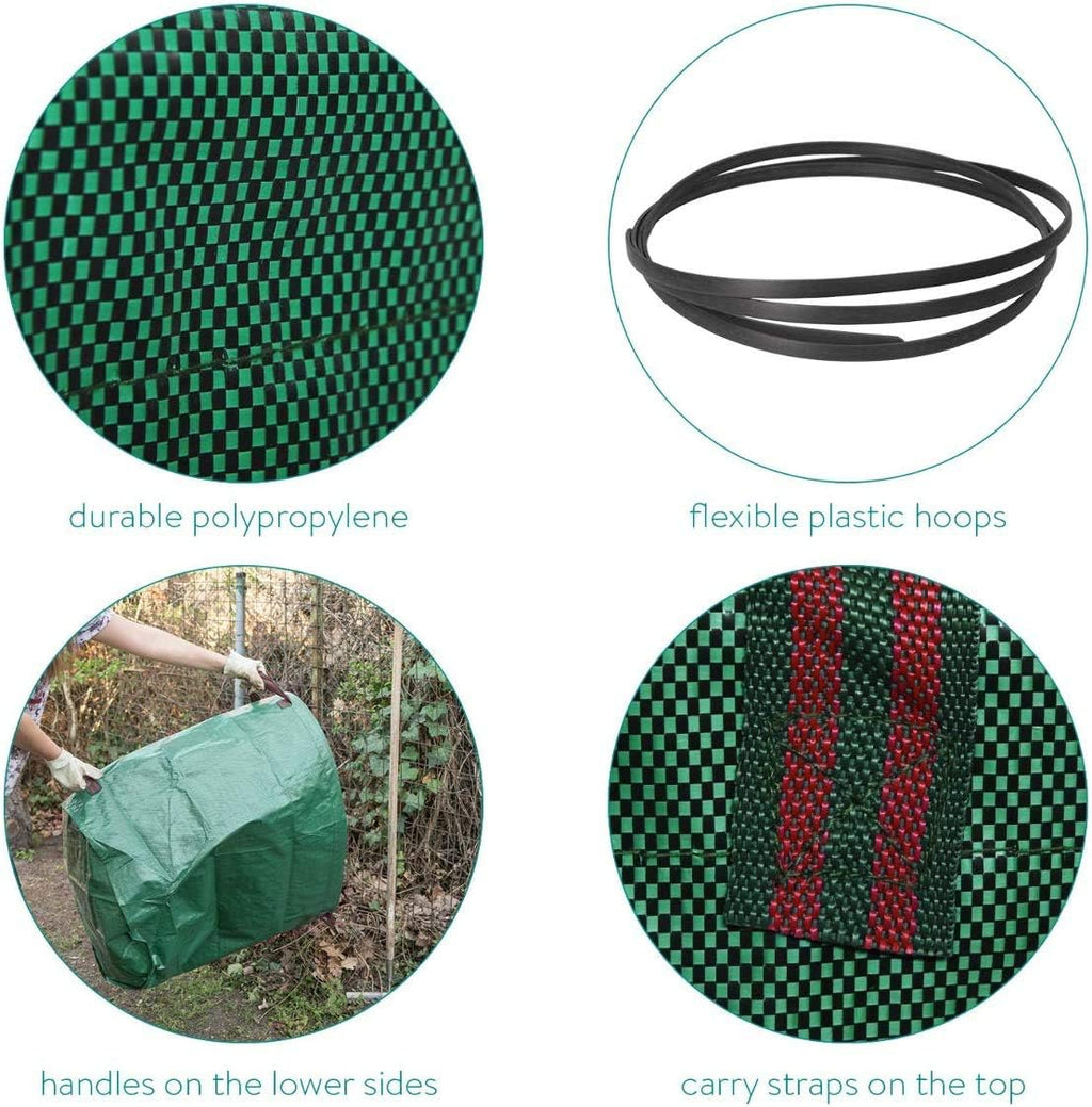 Reusable Garden Yard Waste Bag - Heavy-Duty