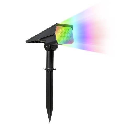 Solar-Powered Garden Spotlight - Adjustable Waterproof