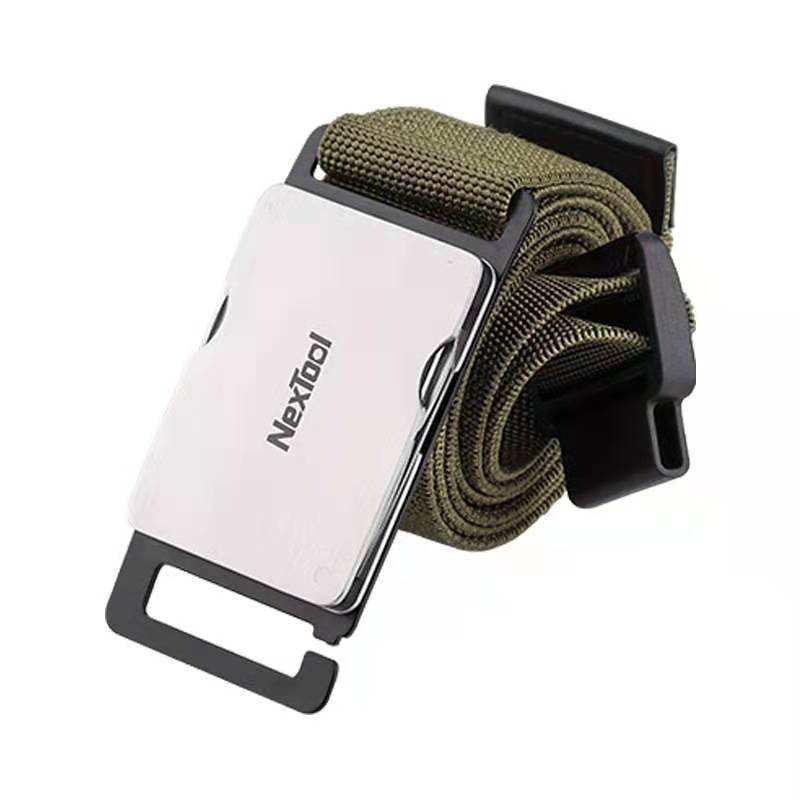 Heavy-Duty Nylon Work Belt - Metal Buckle