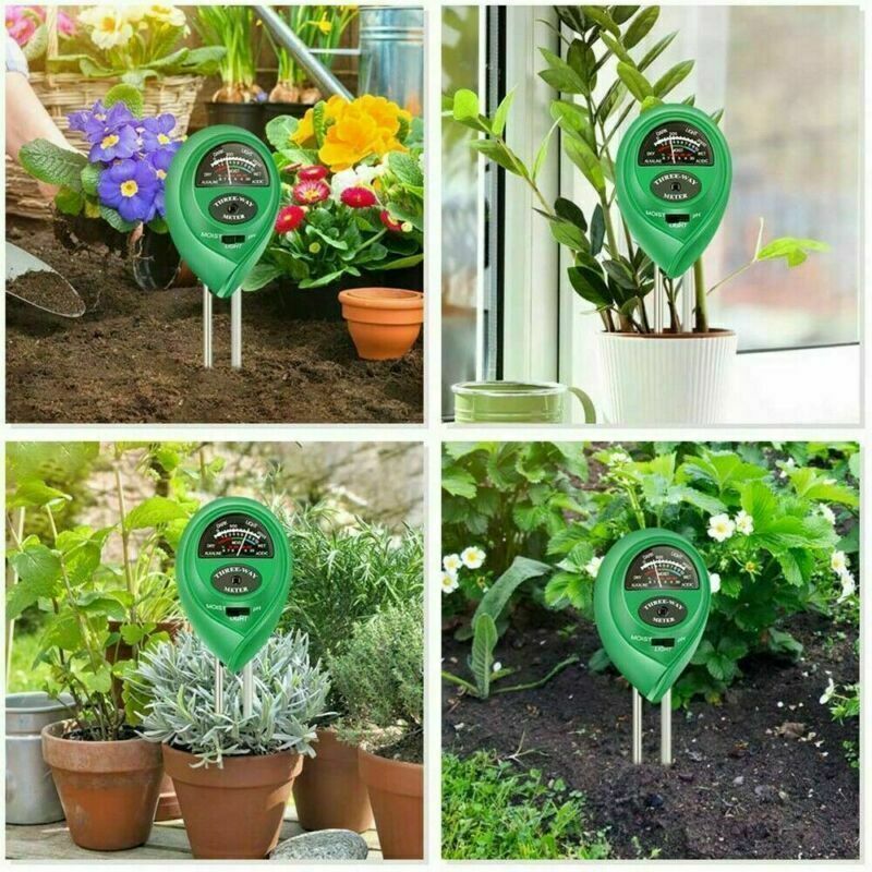 3-in-1 Soil Meter - pH, Moisture & Light Tester