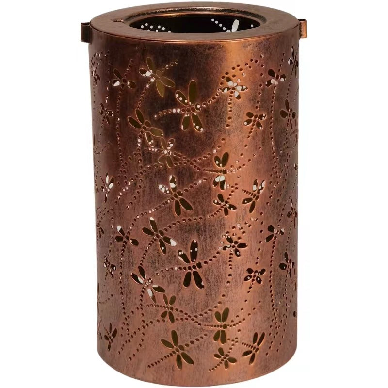 Decorative Solar Lantern - Vintage Rustic Style