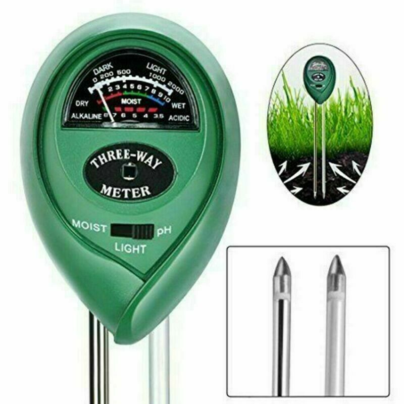 3-in-1 Soil Meter - pH, Moisture & Light Tester